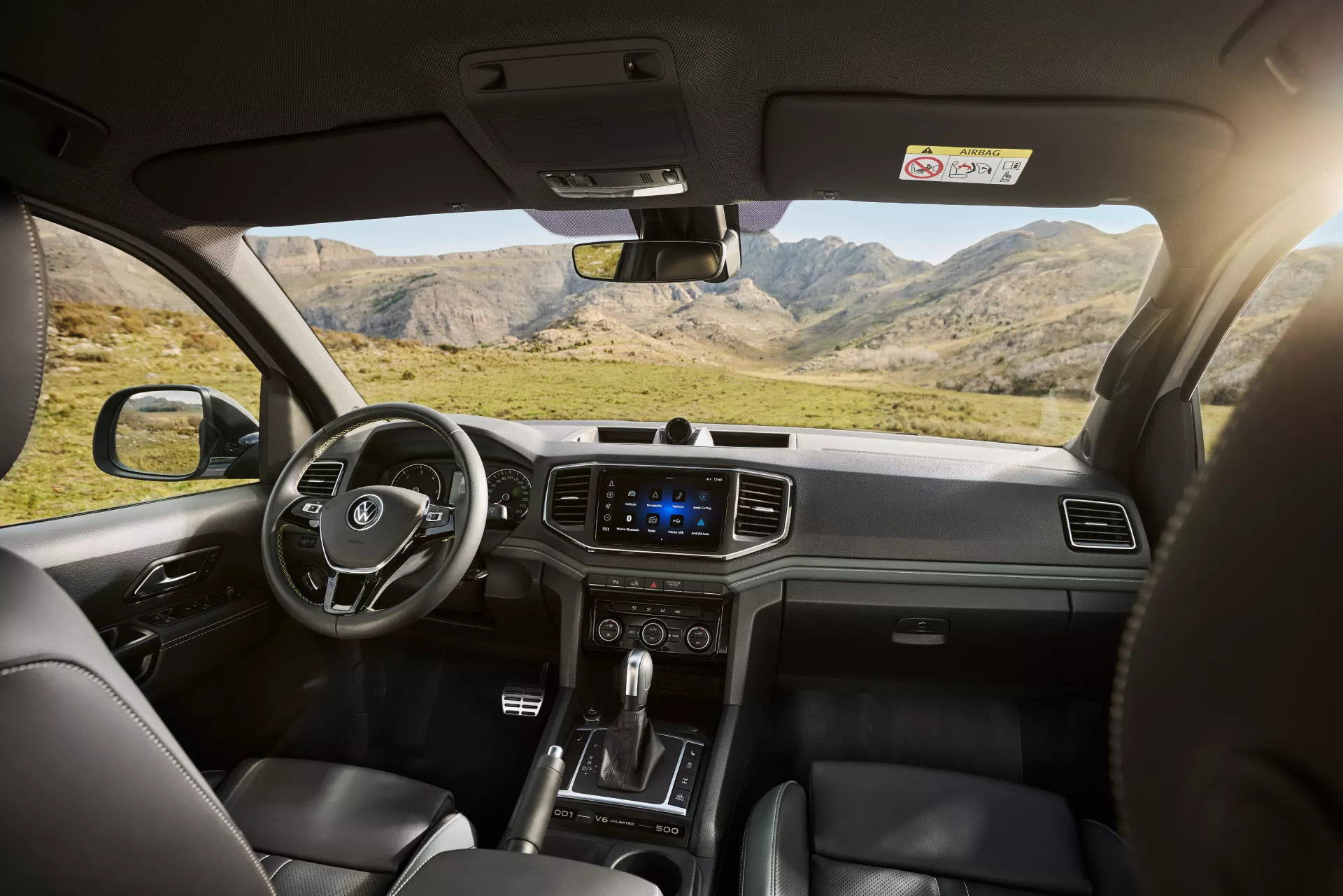Interior de la Amarok V6 Unlimited