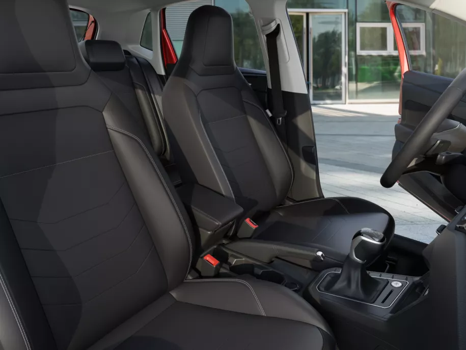 Detalle de los asientos del Nuevo Polo