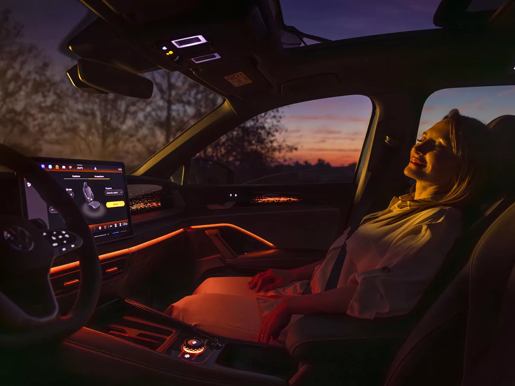 Diseño interior del Tiguan