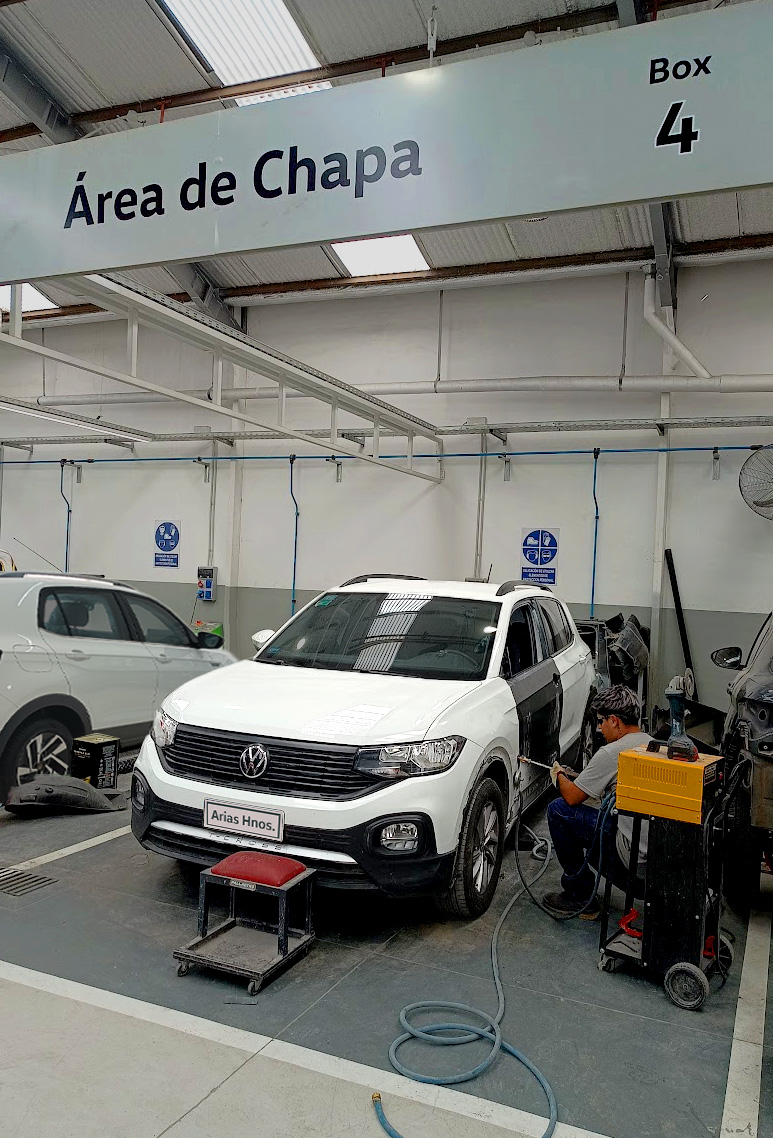 Pintura al horno cabina presurizada